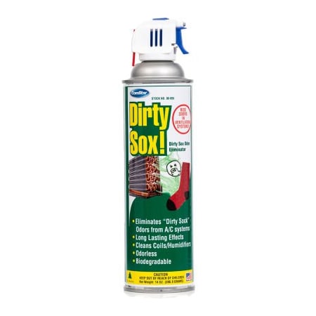Comstar Intl Dirty Sox Small A/C System Odor Neutralizer & Cleaner 20 Oz. 90-655*